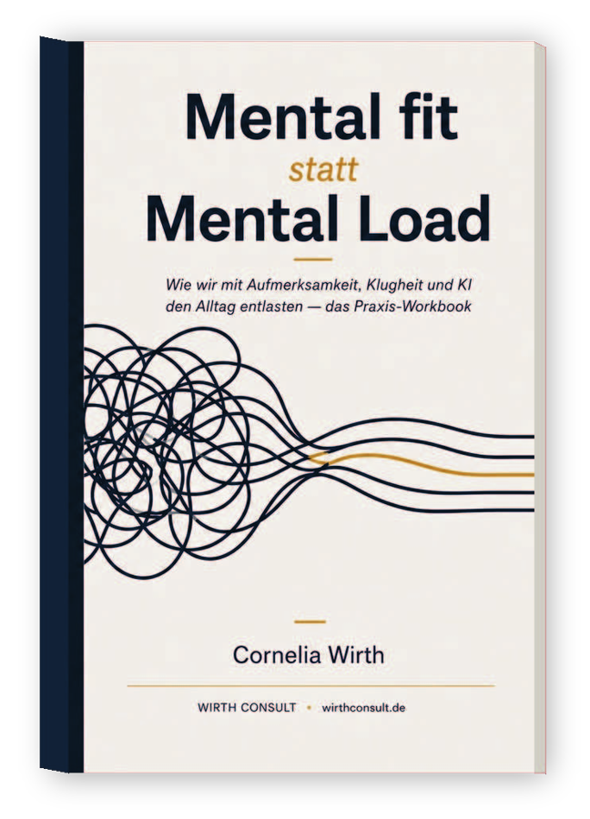 Buchcover: Mental fit statt Mental Load von Cornelia Wirth